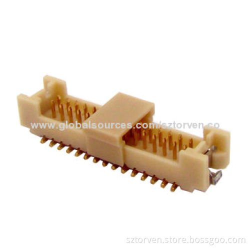 Wire to Board Connector for 10, 20, 30, 40 Pins, 1.25mm 180° SMT Type, Dual-row Available
